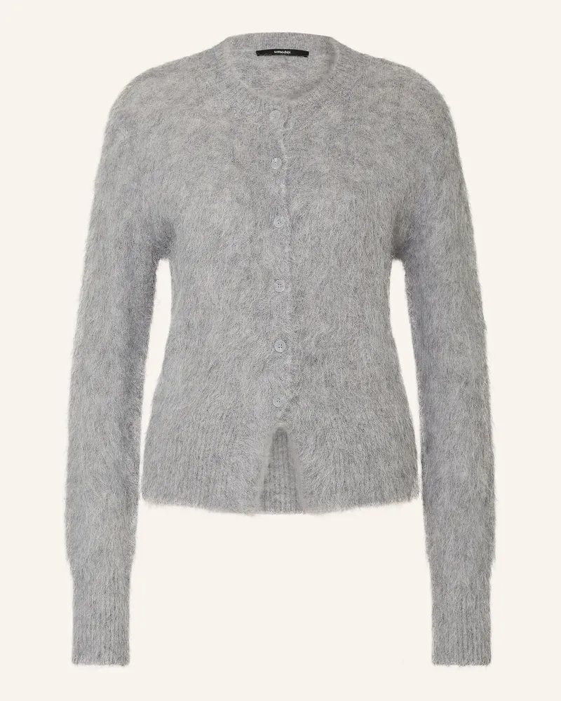 someday. Strickjacke Tulinda Mit Alpaka beige Grau