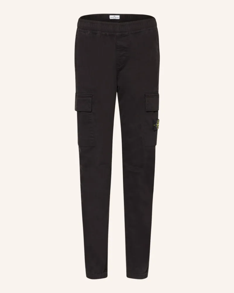 Stone Island Cargohose Schwarz