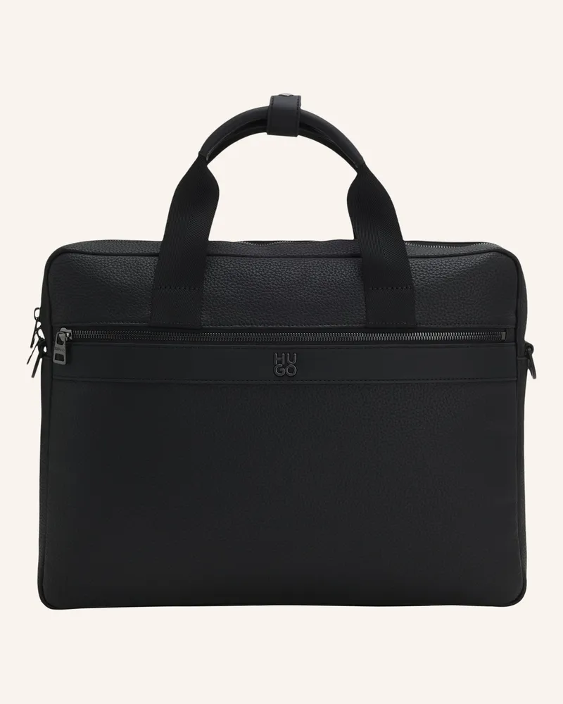 HUGO BOSS Dokumentenmappe Quantic_Doc Case schwarz Schwarz