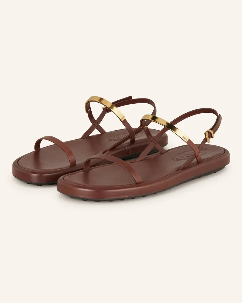 TOD'S Sandalen Gomma braun Braun