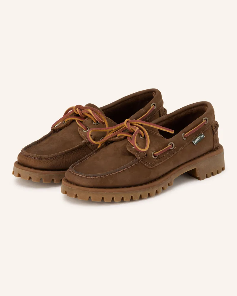 Sebago Bootsschuhe Ranger Muddy schwarz Braun