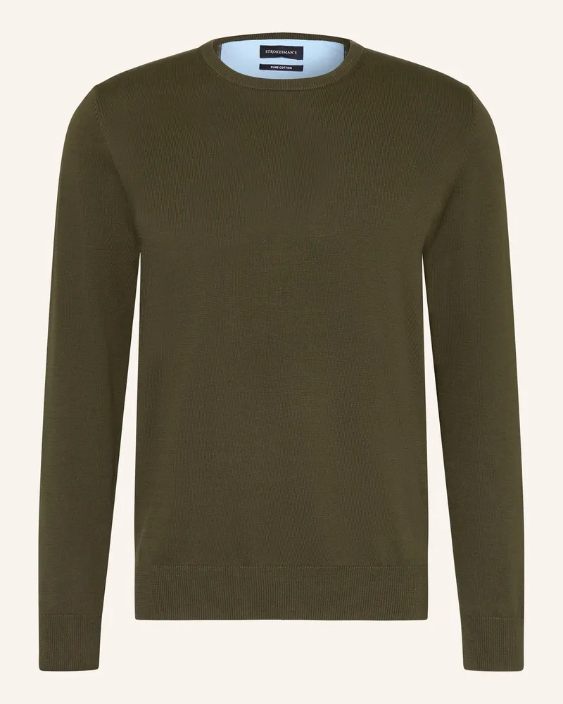 Strokesman's Strokesman Pullover gruen Dunkelgrün