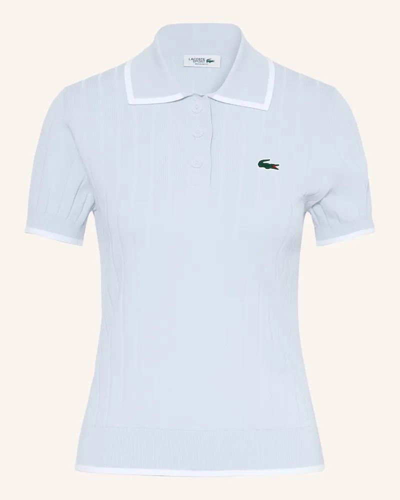 Lacoste Funktions-Poloshirt blau Hellblau