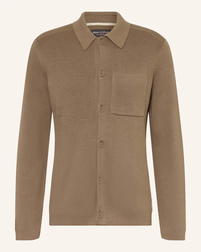 Marc O'Polo Strickjacke braun Khaki