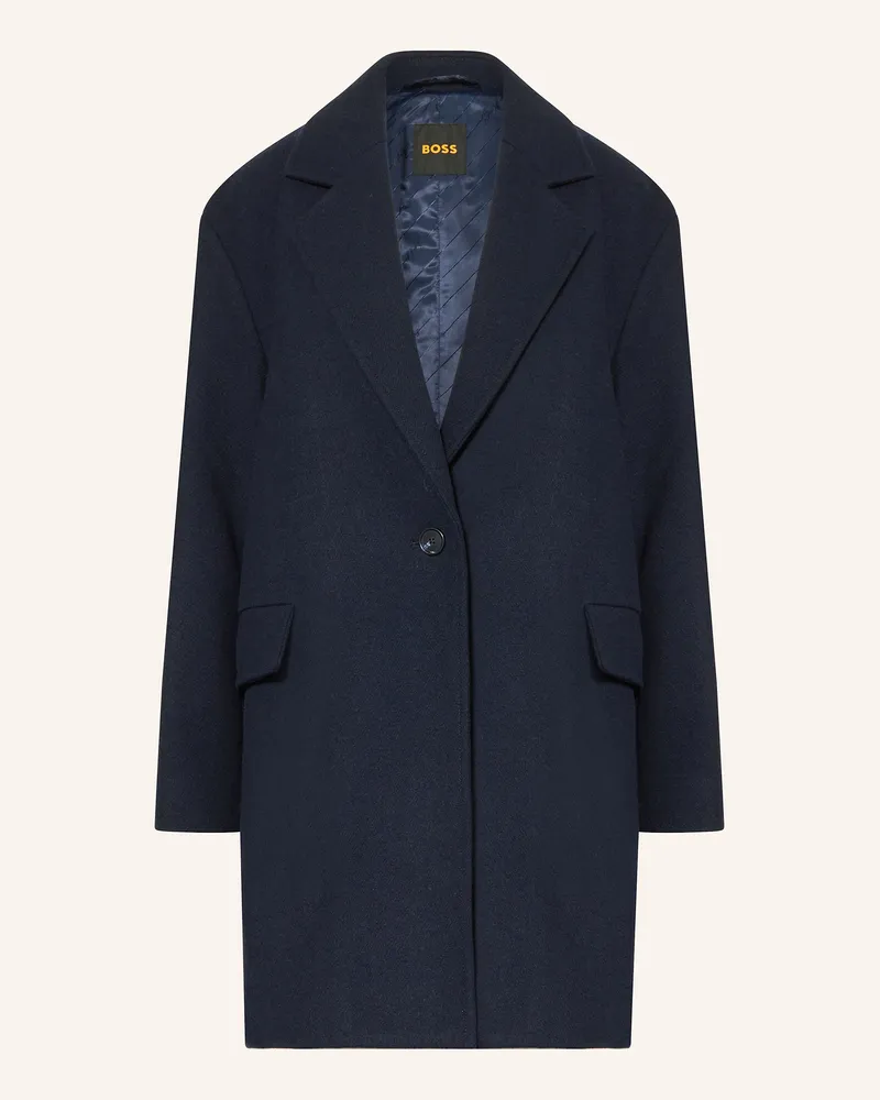 HUGO BOSS Mantel CALESARA Dunkelblau