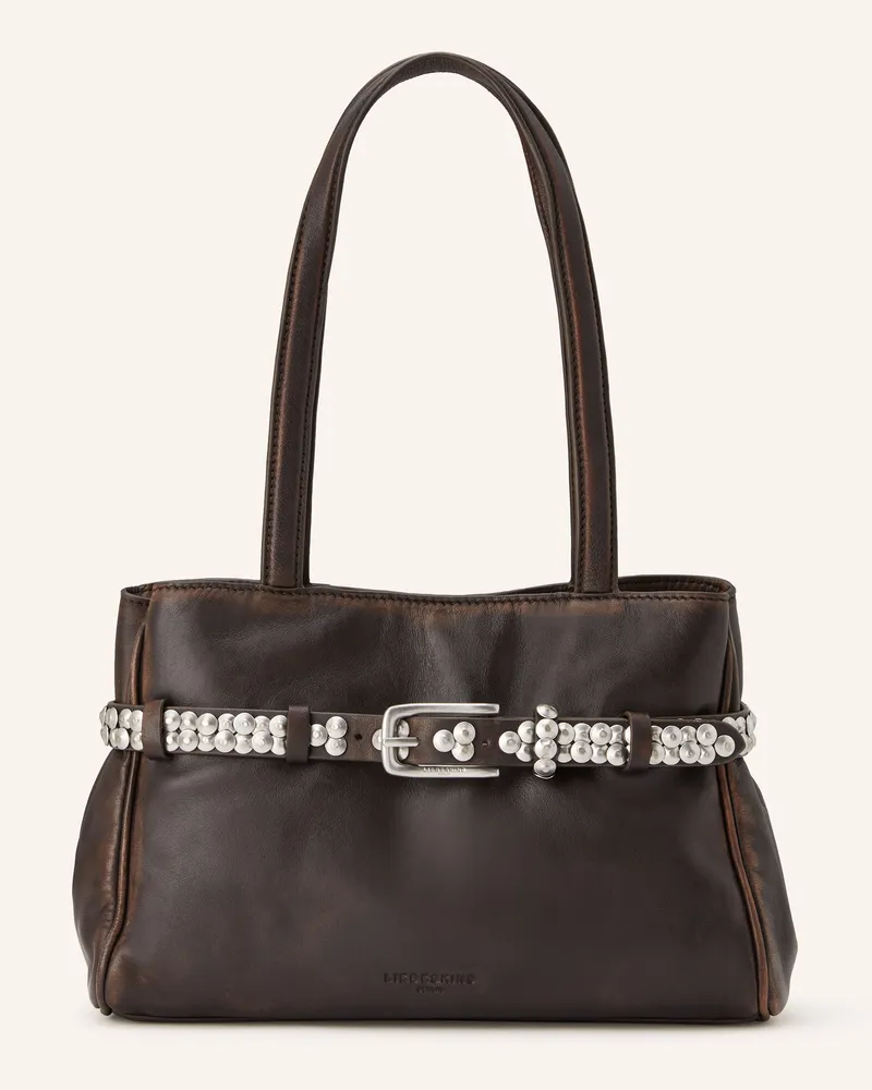 Liebeskind Handtasche Nori Mit Nieten braun Dunkelbraun