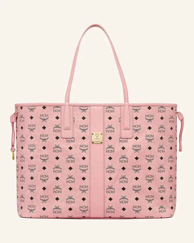 MCM Shopper Liz Vi Large Mit Abnehmbarer Pouch pink Rosa