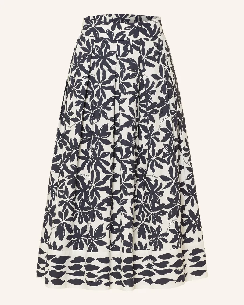 Vera Mont Faltenrock blau Dunkelblau