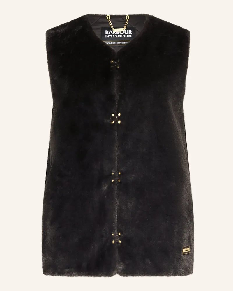 Barbour Weste MIALN Schwarz