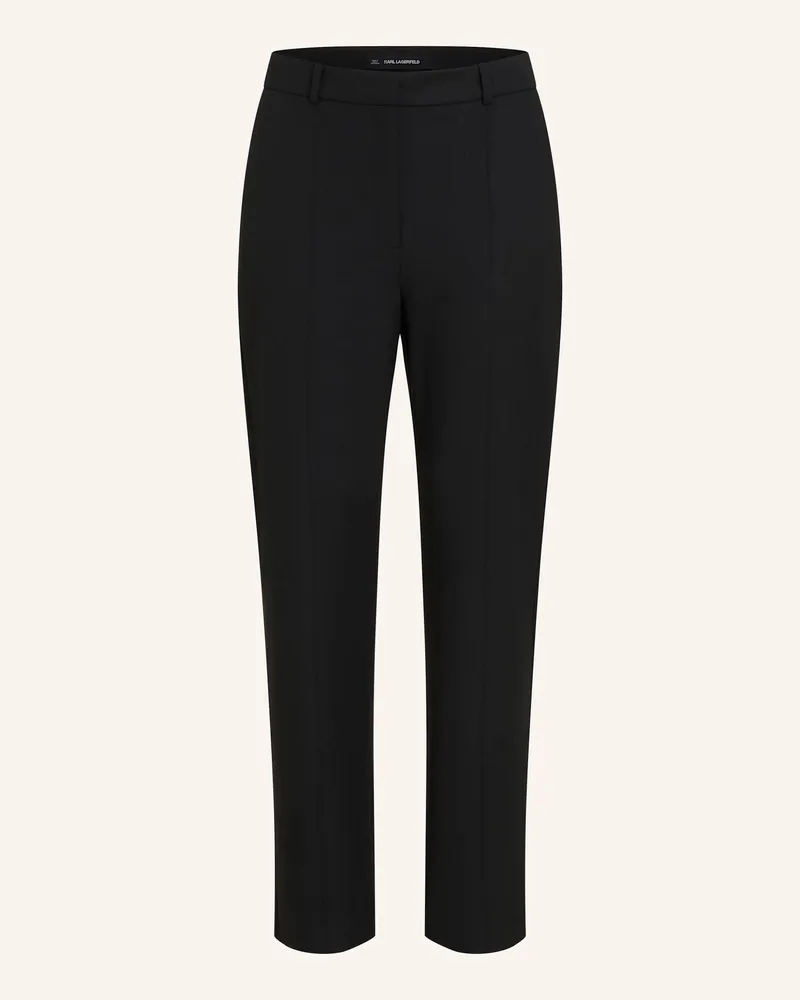 Karl Lagerfeld Hose schwarz Schwarz