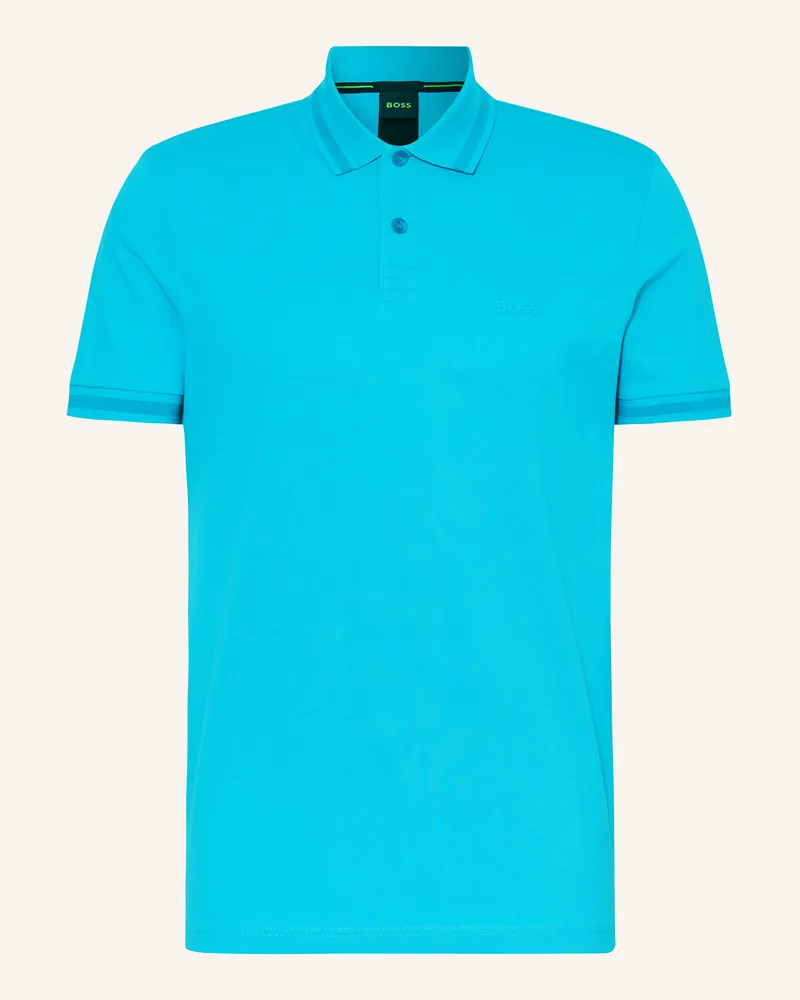 HUGO BOSS Piqué-Poloshirt PIO Regular Fit Türkis
