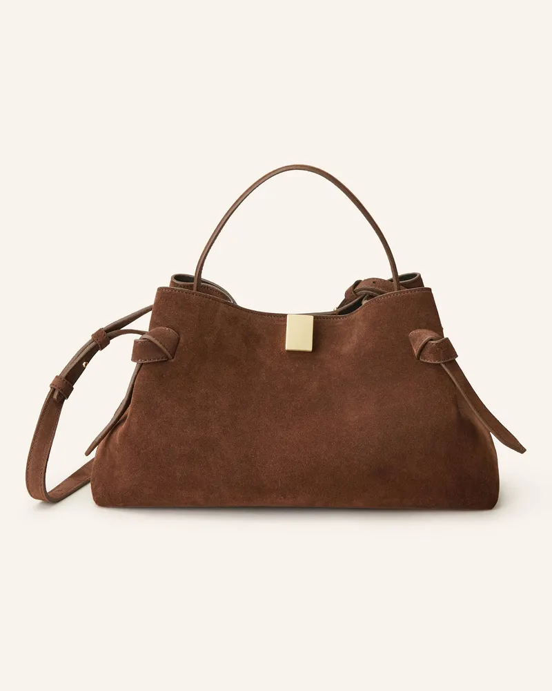 YUZEFI Handtasche Gyoza braun Dunkelbraun