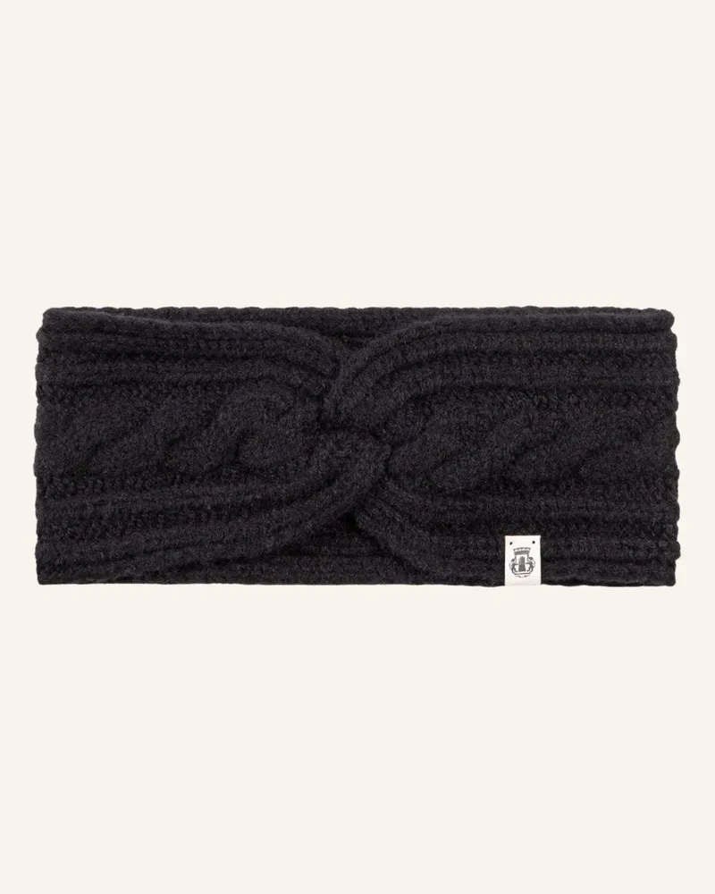 Roeckl Cashmere-Stirnband CABLED CHARM Schwarz