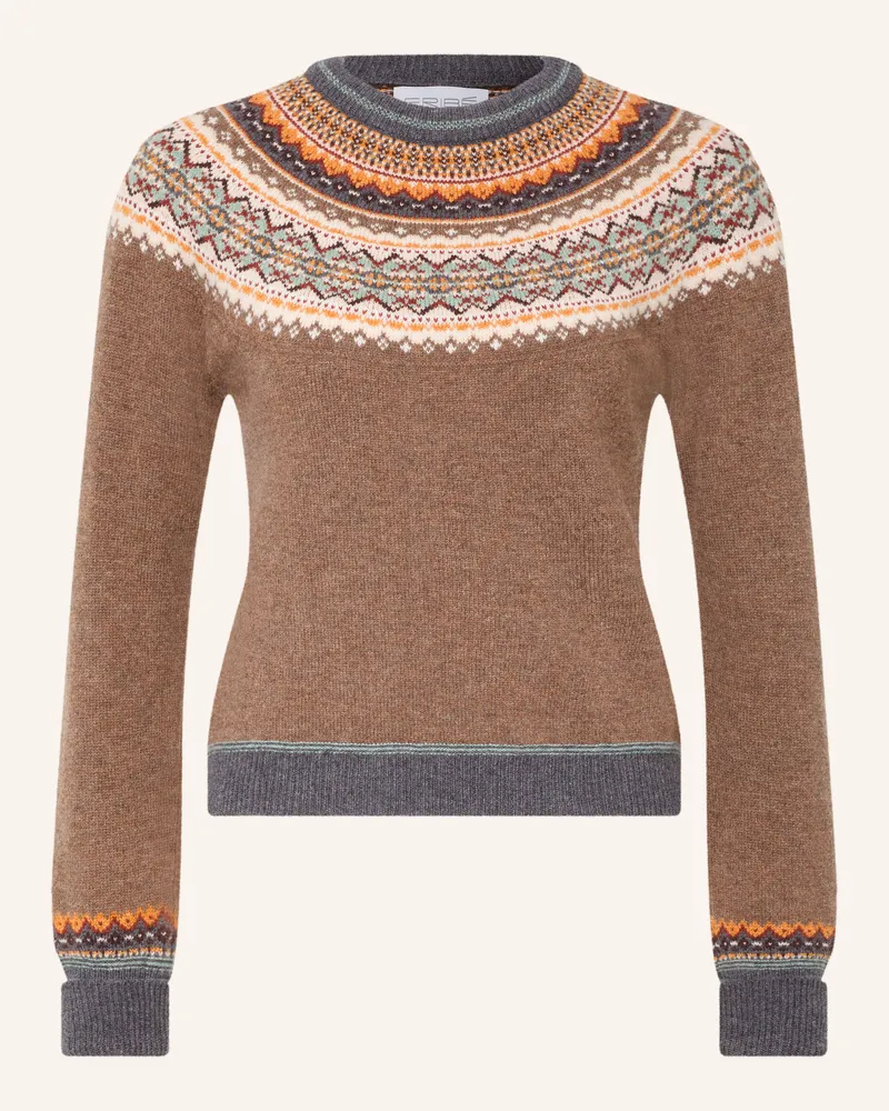 ERIBÉ Pullover Alpine braun Braun