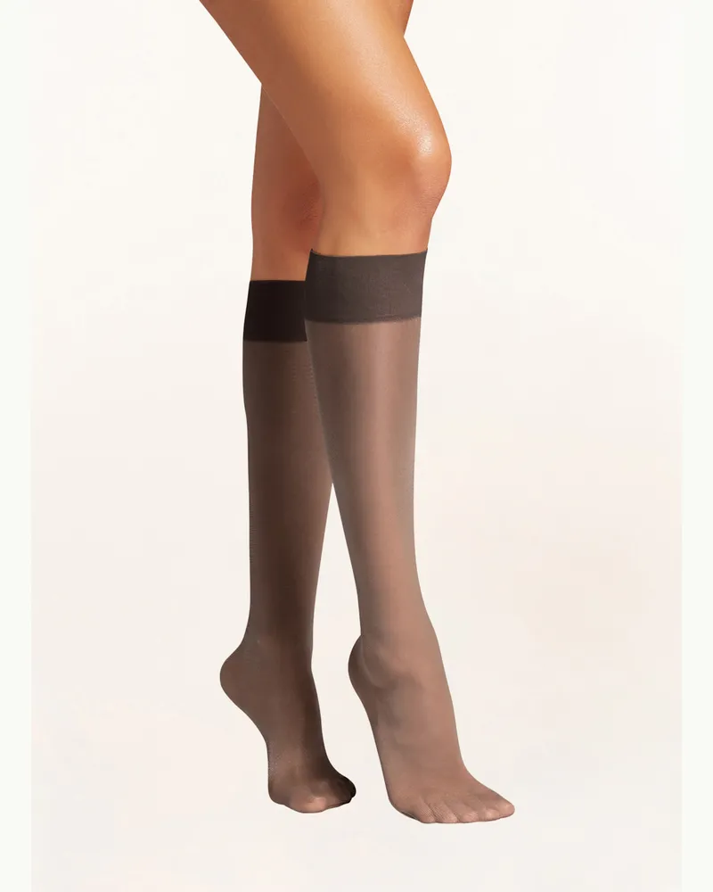 Wolford Fein-Kniestrümpfe Satin Touch schwarz 7212