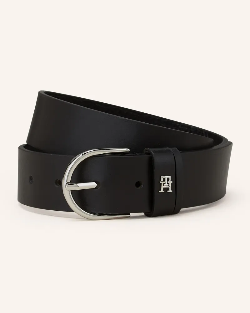 Tommy Hilfiger Ledergürtel Schwarz