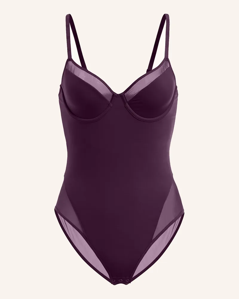 Wolford Bodies Ohne Cups Demi Underwire Bodysuit Bodysuit lila Lila