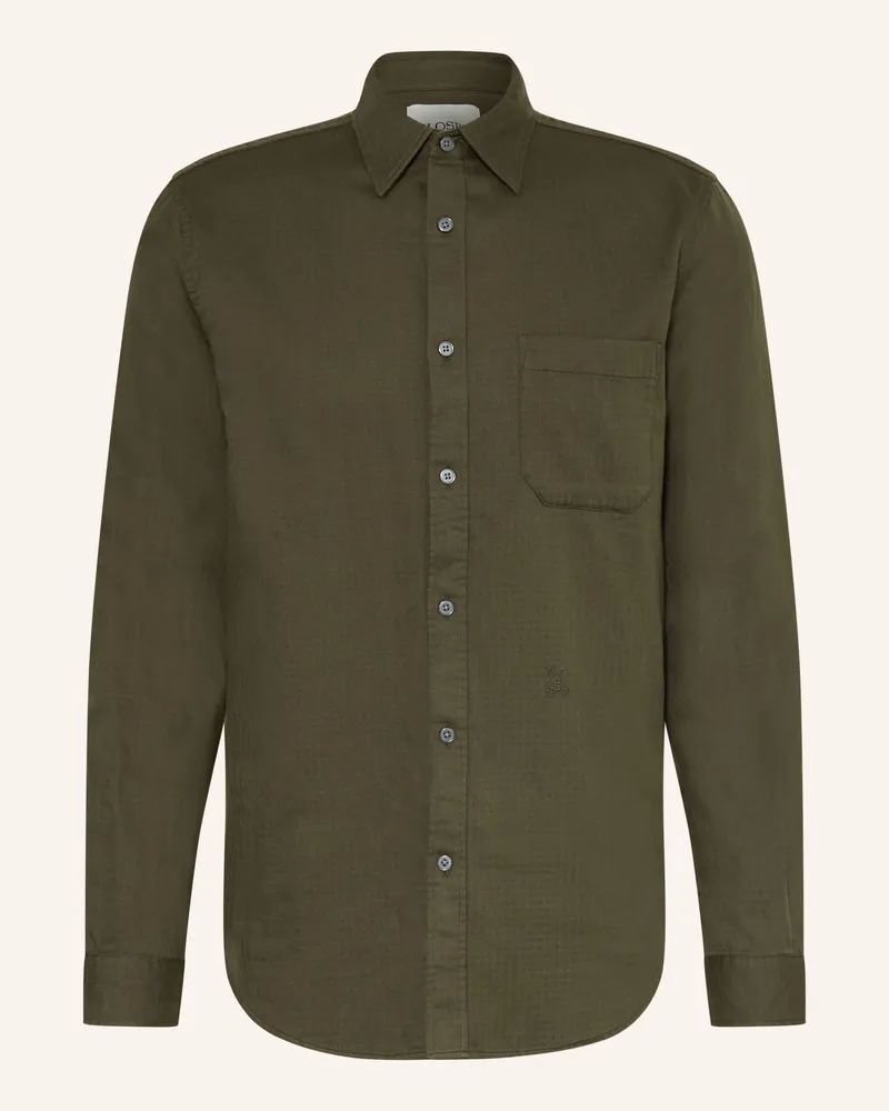 Closed Hemd Regular Fit gruen Oliv