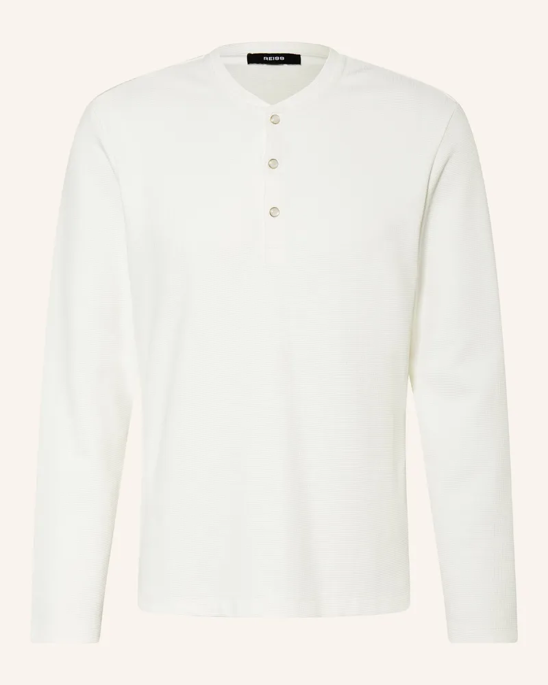 Reiss Henley-Shirt CARMELLO Weiss