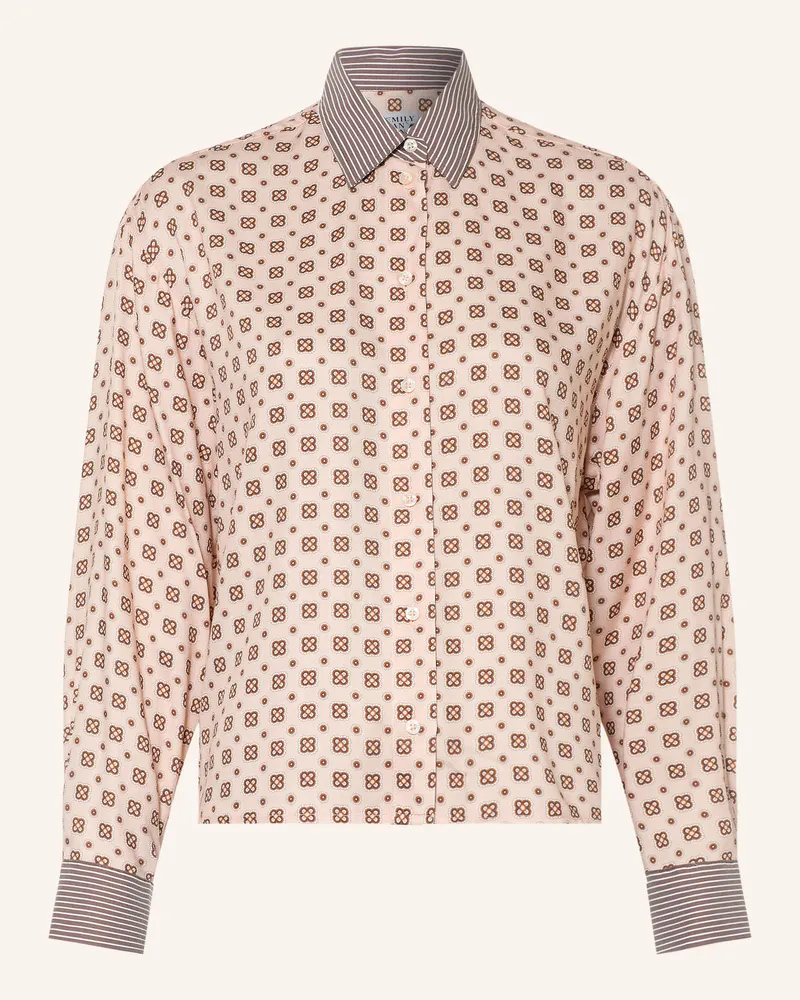 Emily van den Bergh Hemdbluse rosa Rosa