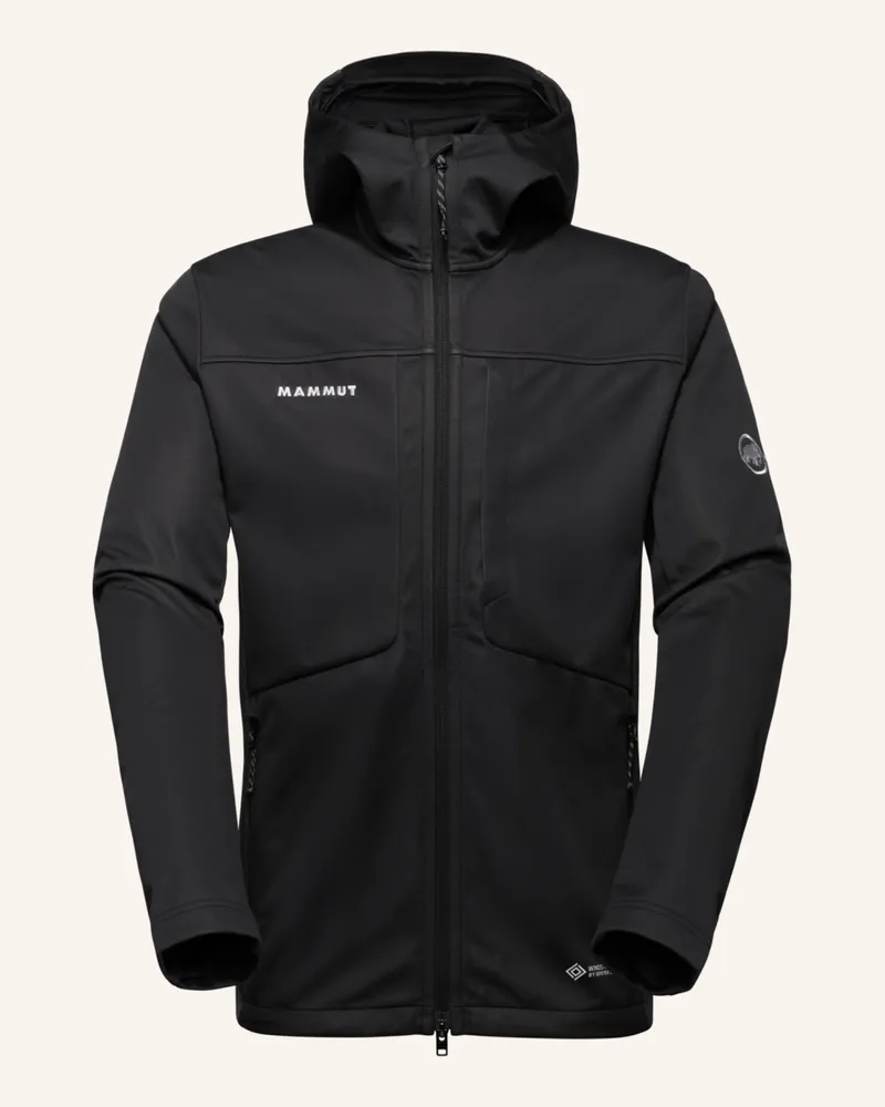 Mammut Softshelljacke ULTIMATE VIII SO mit Kapuze Schwarz