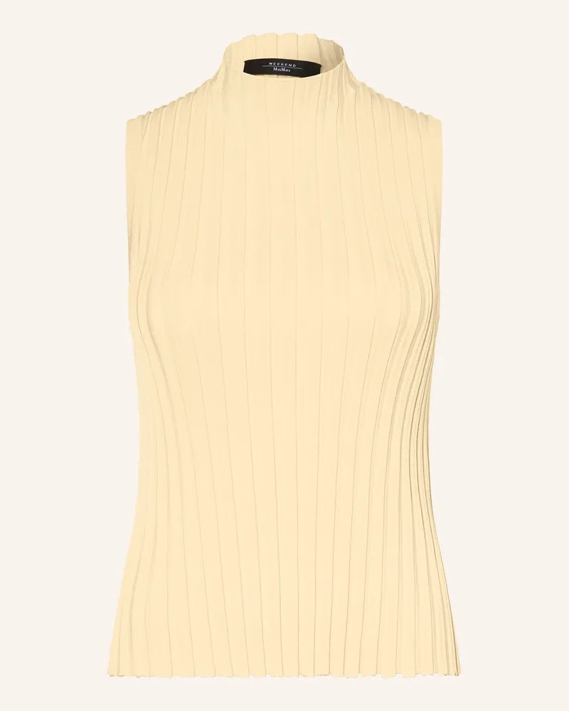 Max Mara Top gelb Hellorange