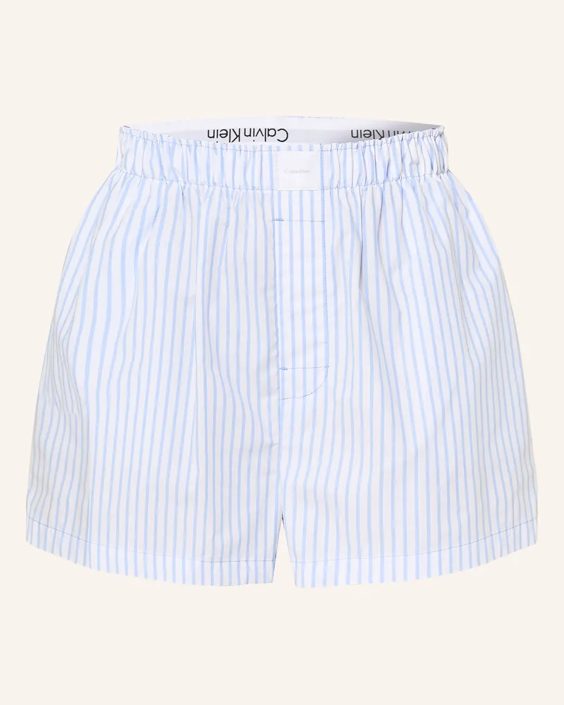 Calvin Klein Schlafshorts Hellblau