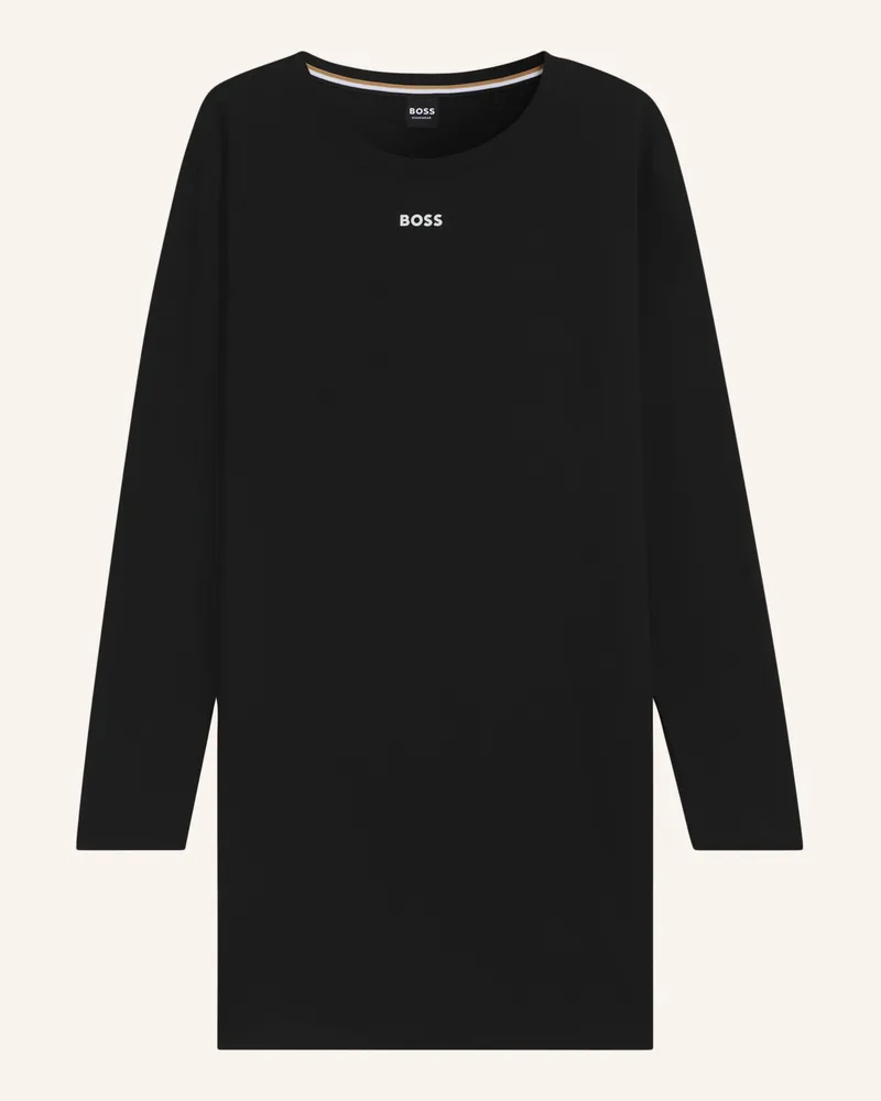 HUGO BOSS Nachtwäsche CI_SLEEPSHIRT Schwarz