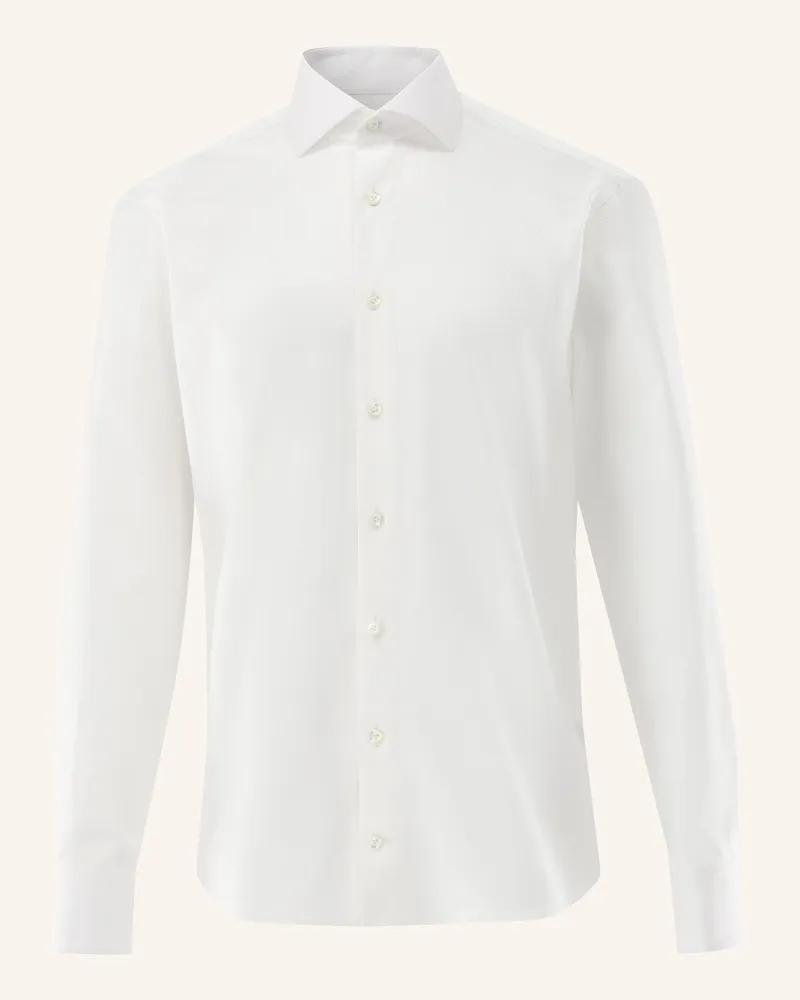 van Laack Hemd Slim Fit weiss Weiss