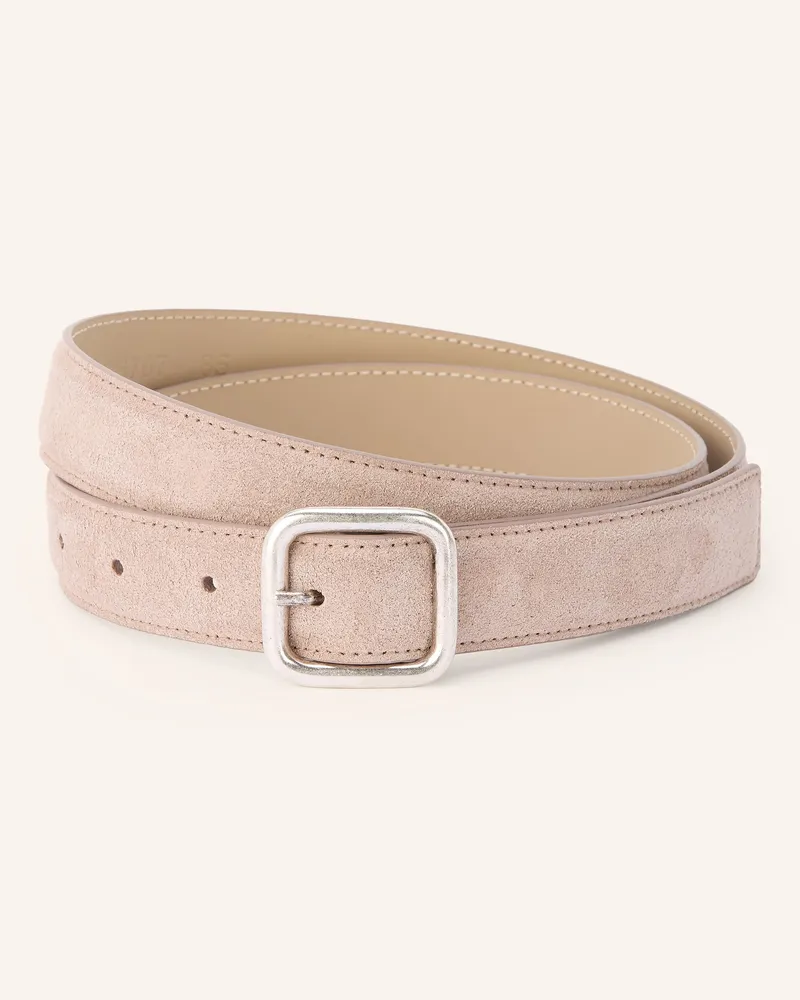 windsor. Ledergürtel beige Taupe