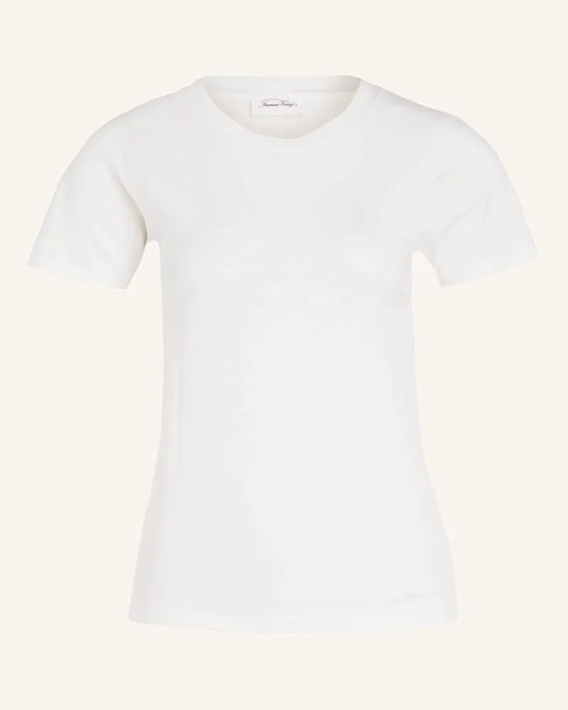 American Vintage T-Shirt AJUSTÉ Weiss