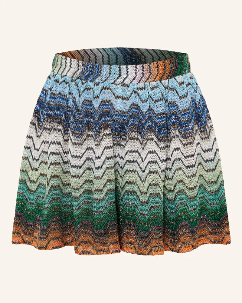 Missoni Strickshorts Mit Glitzergarn gruen Hellgrün