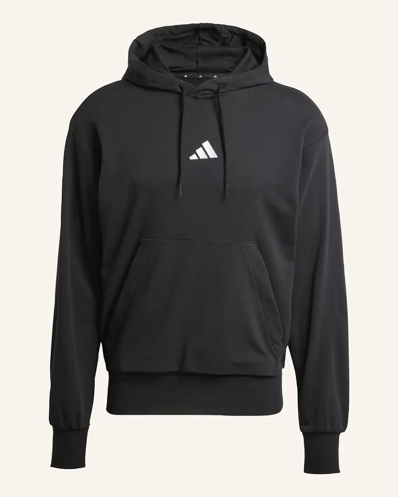 adidas ESSENTIALS FEELCOZY FRENCH TERRY HOODIE Schwarz