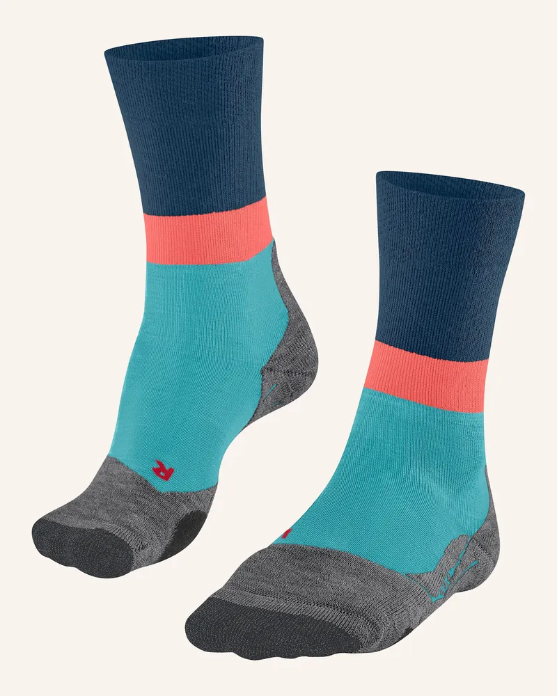 Falke Trekking-Socken tk2 Mit Merinowolle blau 6206