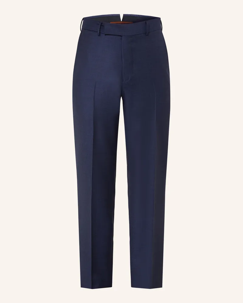 Ermenegildo Zegna Hose Trofeo Slim Fit Aus Merinowolle blau Dunkelblau