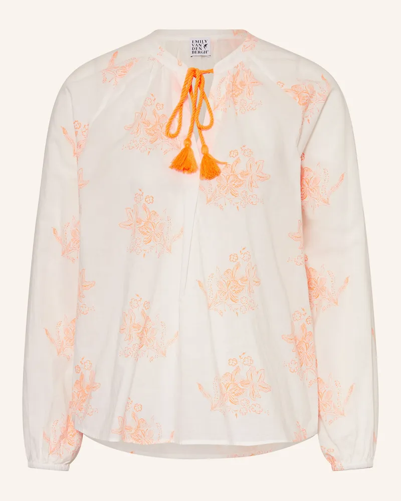Emily van den Bergh Blusenshirt weiss Ecru