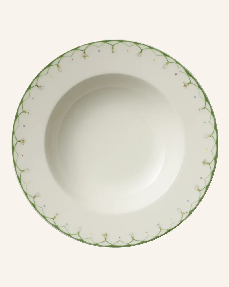 Villeroy & Boch Suppenteller Colourful Spring gruen Grün