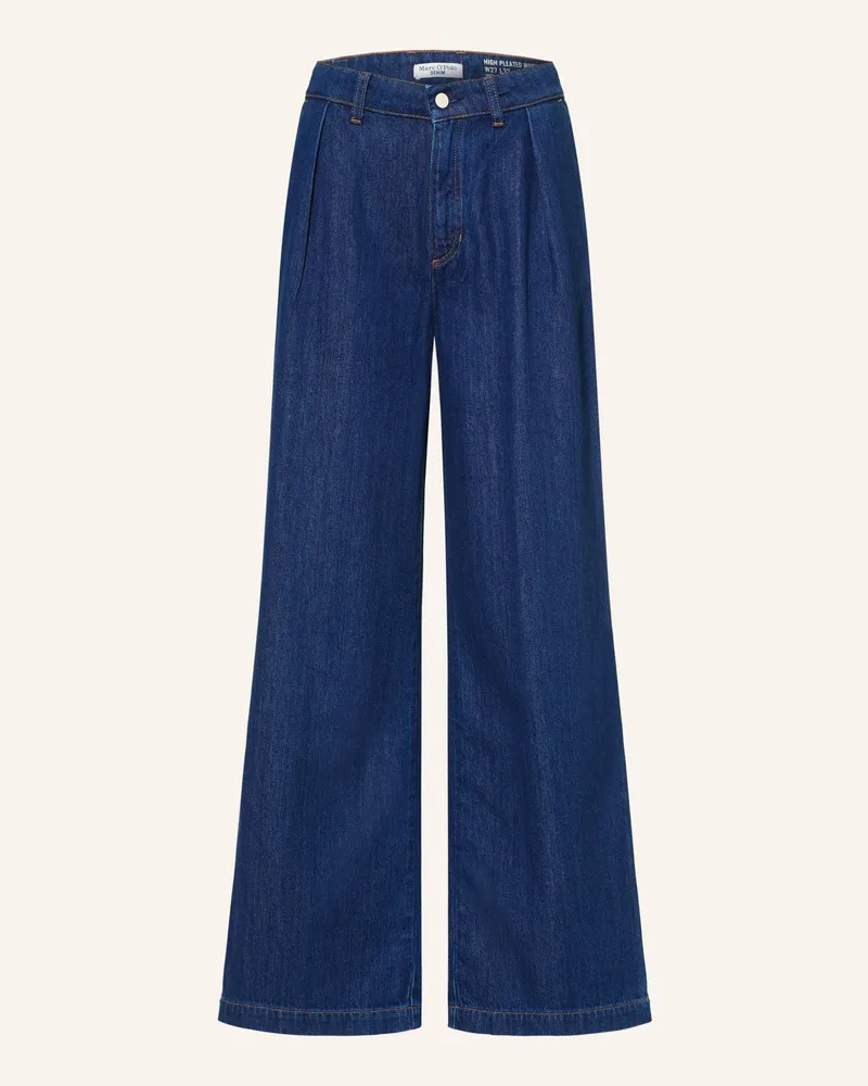 Marc O'Polo Wide Leg Jeans blau 4440