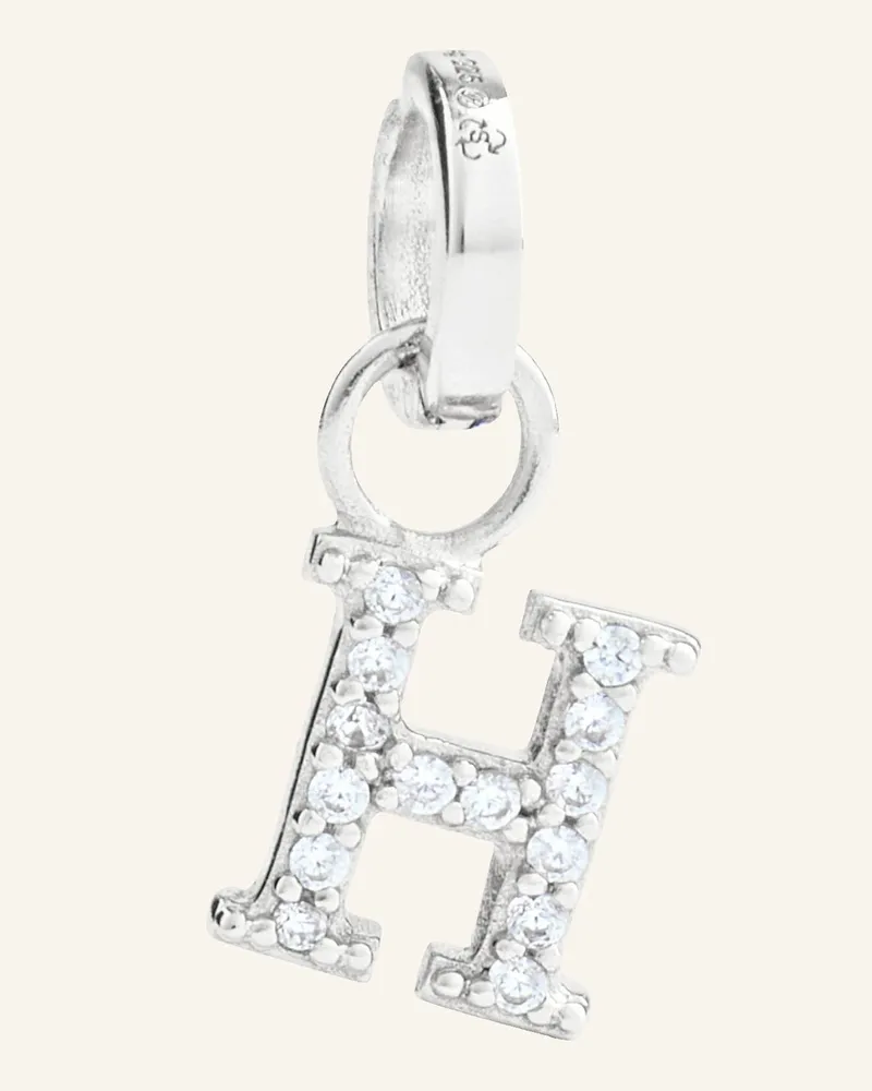 POMPIDOU Anhänger H By Glambou silber Silber
