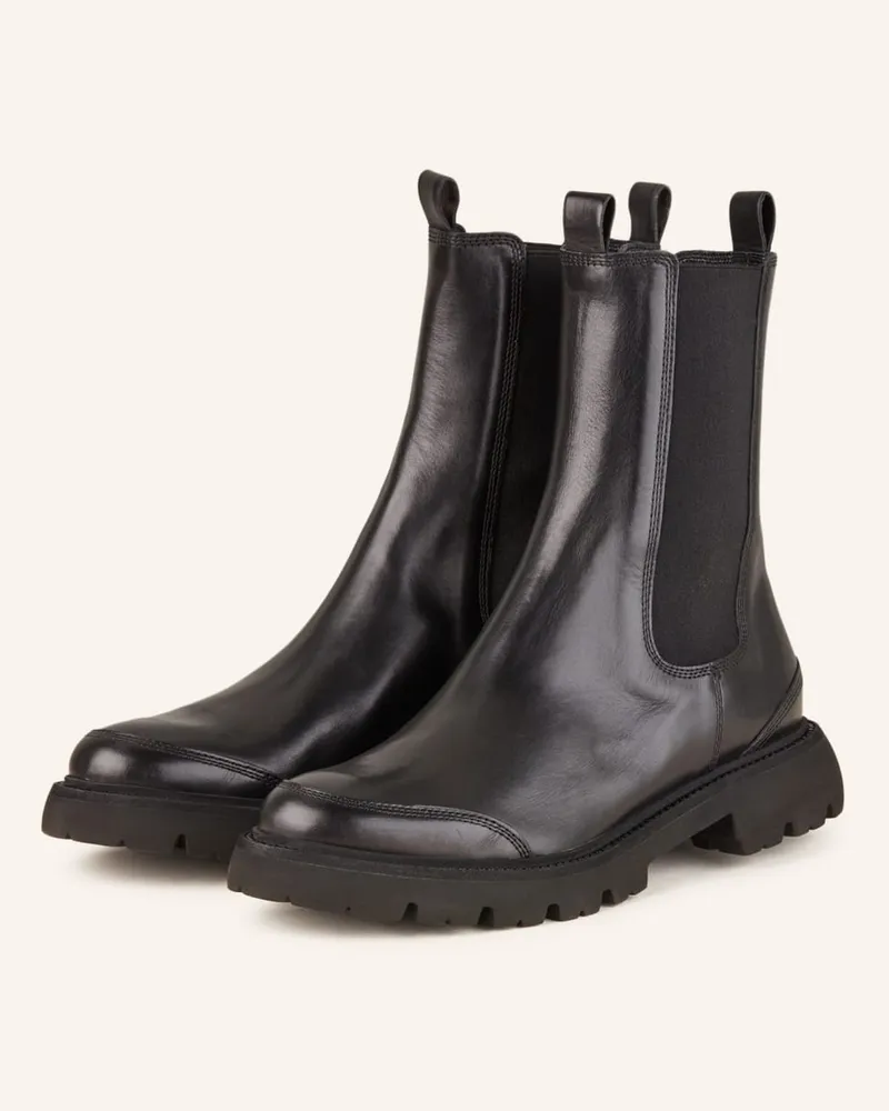 Kennel & Schmenger Chelsea-Boots mit Schmucksteinen - SCHWARZ Schwarz