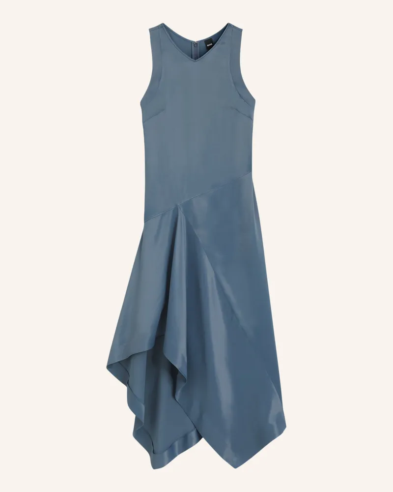 HUGO BOSS Business Kleid DONARIA Slim Fit Hellblau