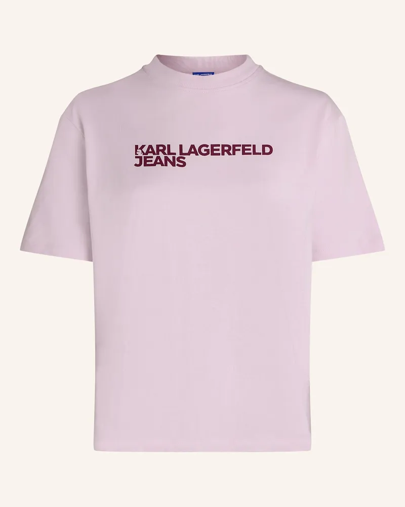 Karl Lagerfeld T-Shirt rosa Lila