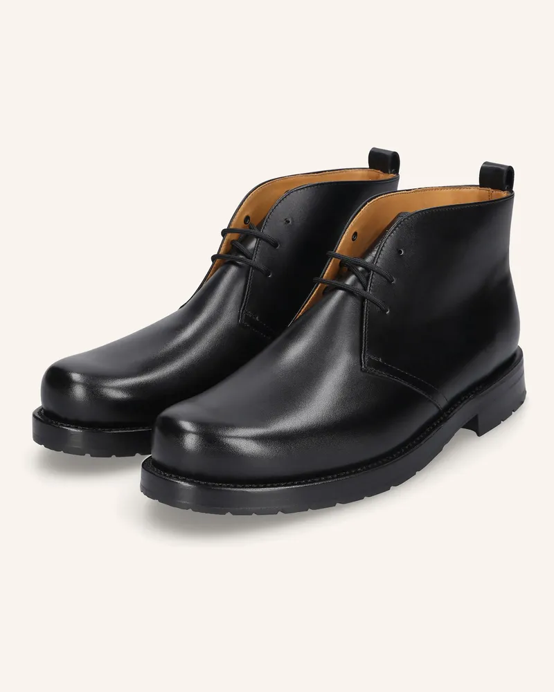 Heinrich Dinkelacker Schnürboots RIO PLAIN BC Schwarz
