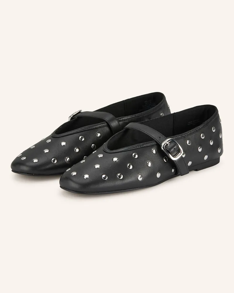Steve Madden Mary-Jane-Ballerinas ARCHER mit Nieten Schwarz