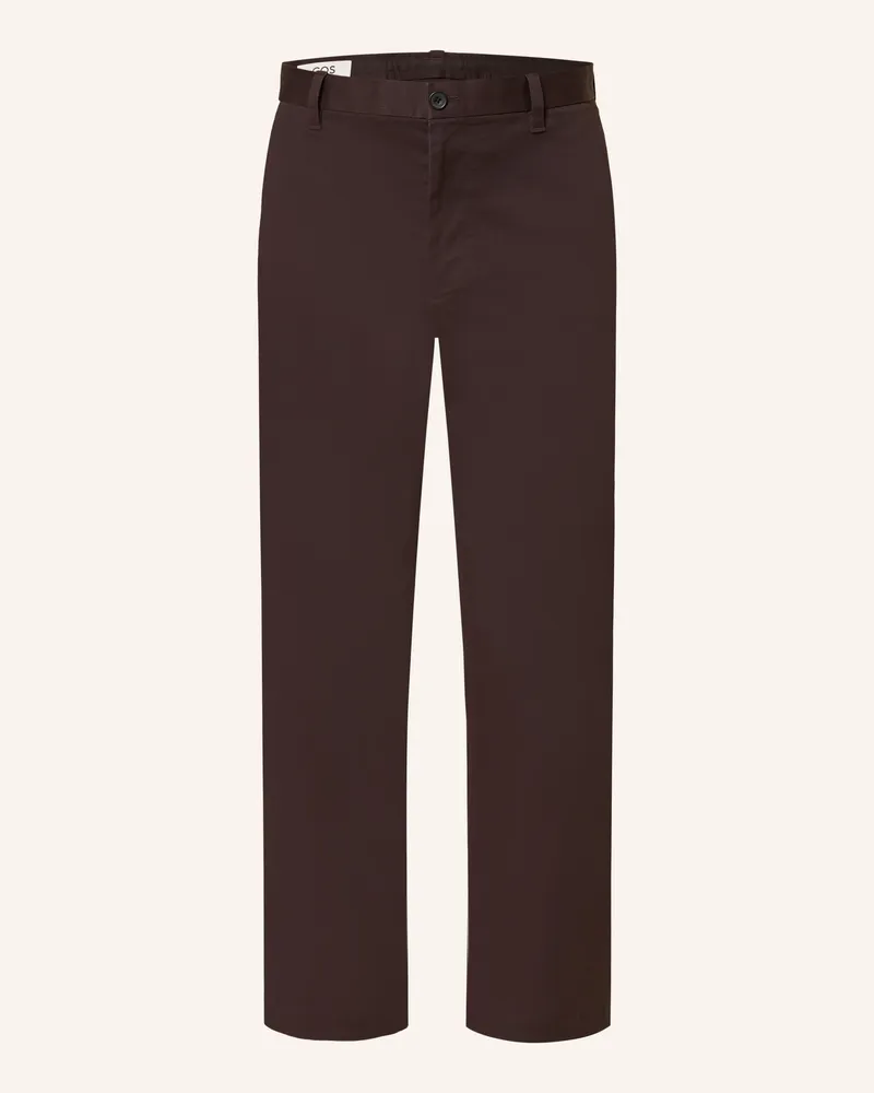 COS Chino Regular Fit braun Dunkelbraun