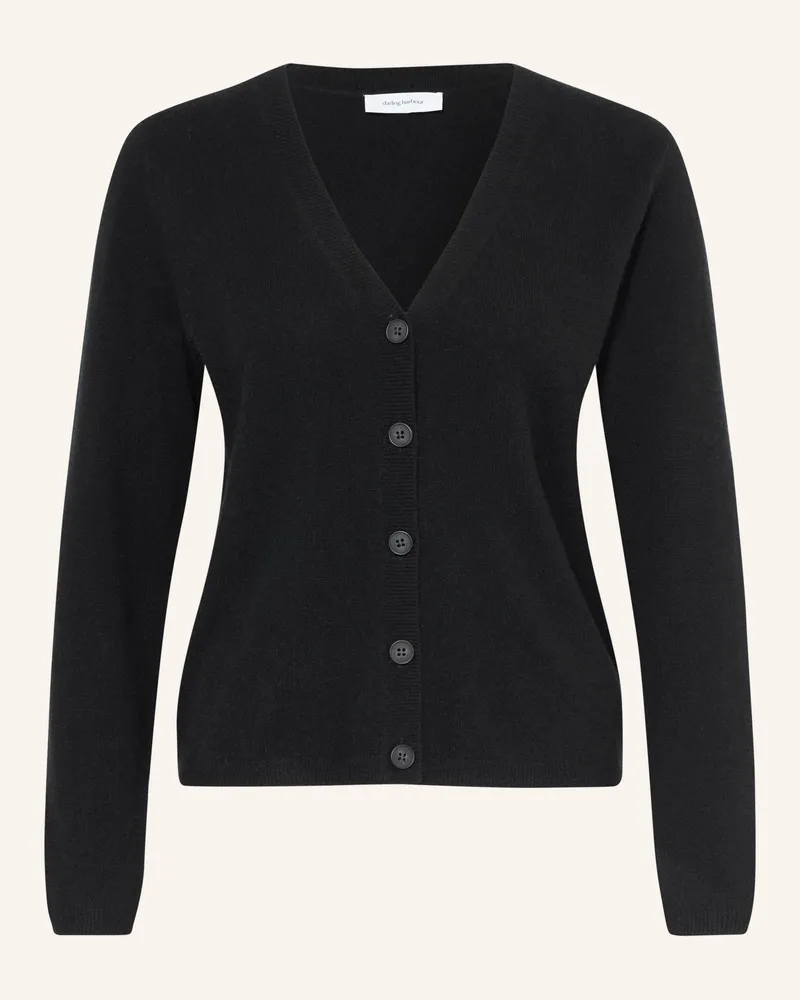 Darling Harbour Strickjacke Aus Cashmere schwarz Black