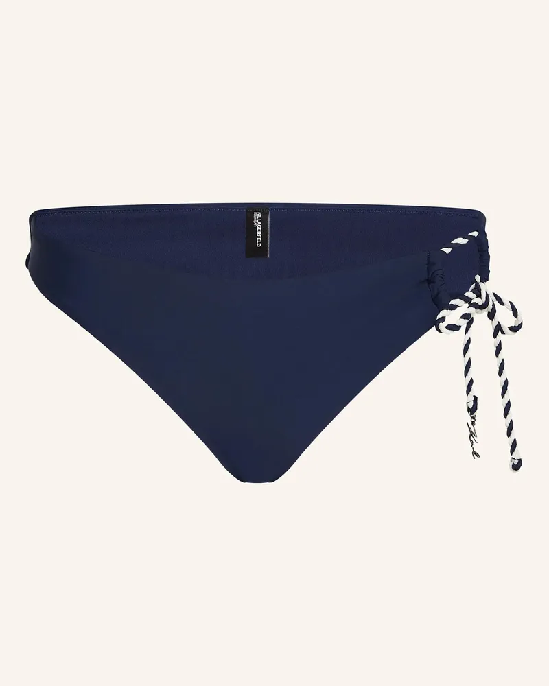 Karl Lagerfeld Bikini-Hose blau Dunkelblau