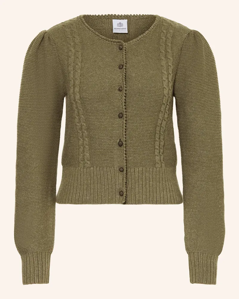 Hammerschmid Strickjanker Thur gruen Oliv