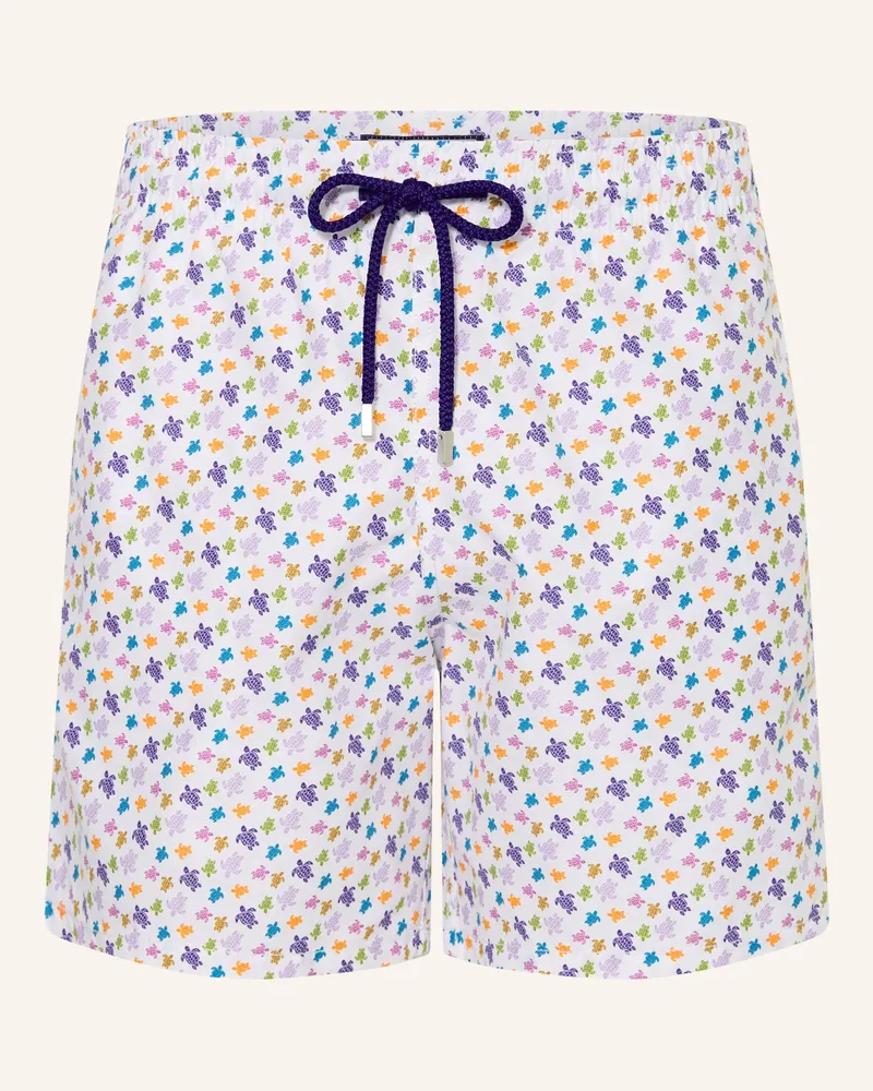Vilebrequin Badeshorts Moorea weiss Weiss