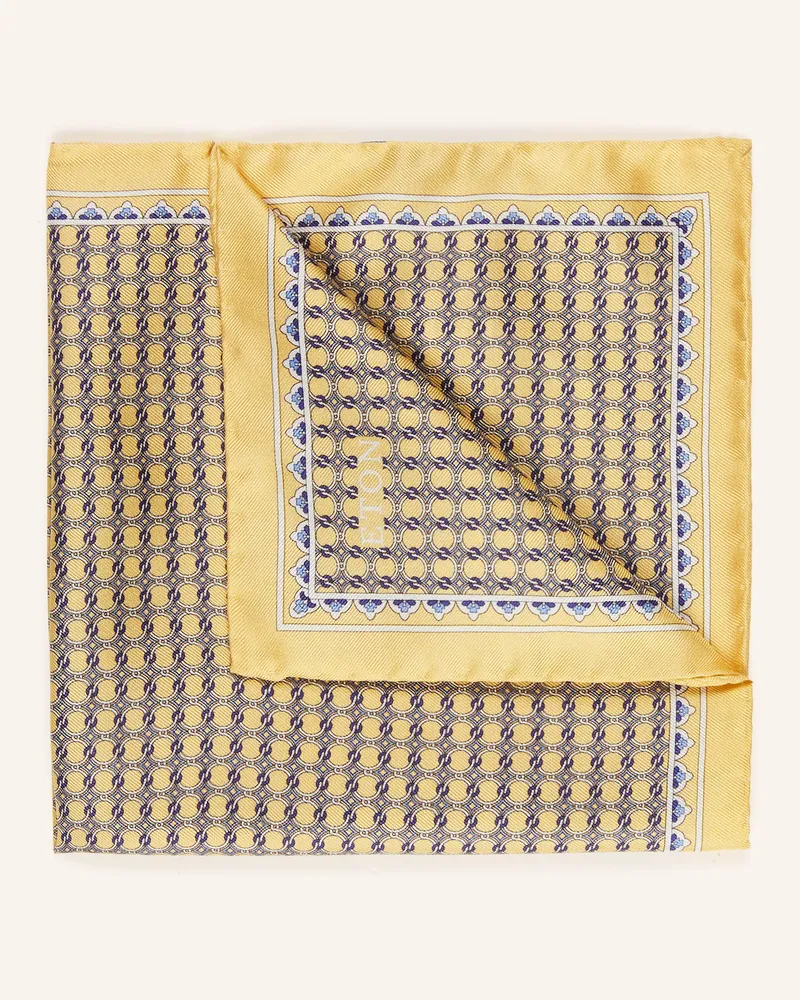 Eton Einstecktuch gelb Gelb